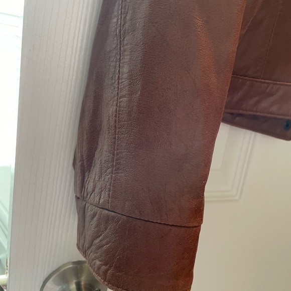 Morris Kay and Sons leather jacket size M - Picture 2 of 7